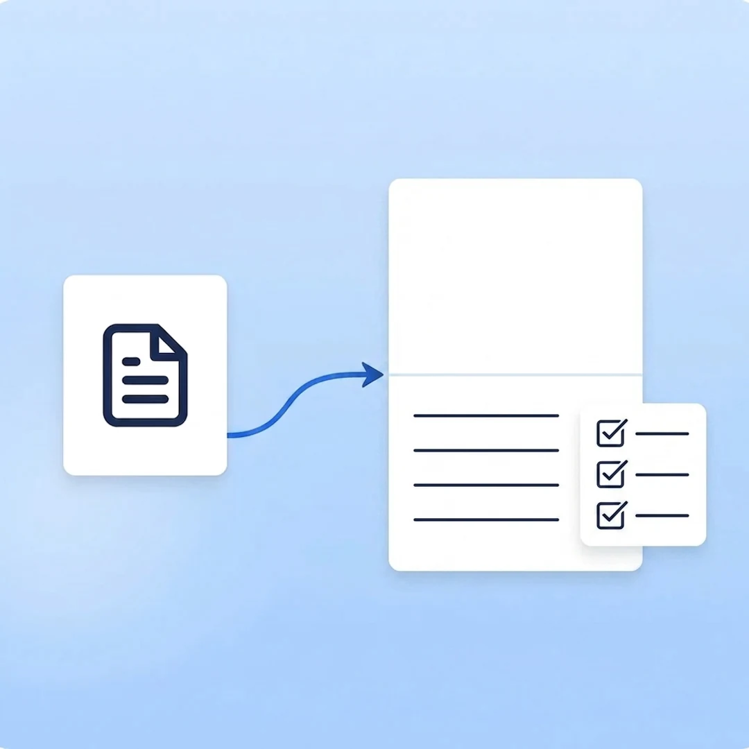 an open-ended question generated from notes with a marking rubric beside it