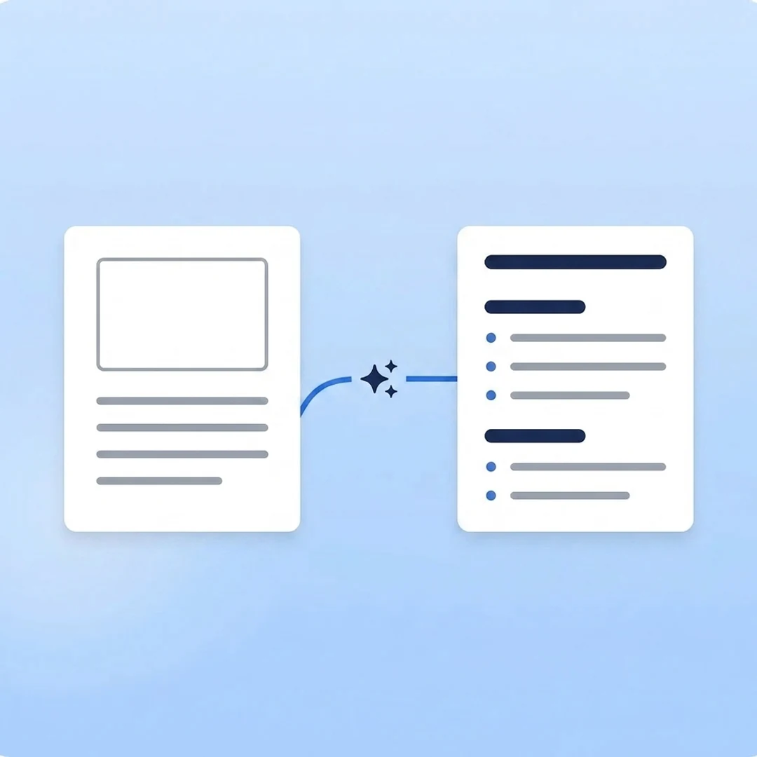 a PDF transformed into clean structured AI notes